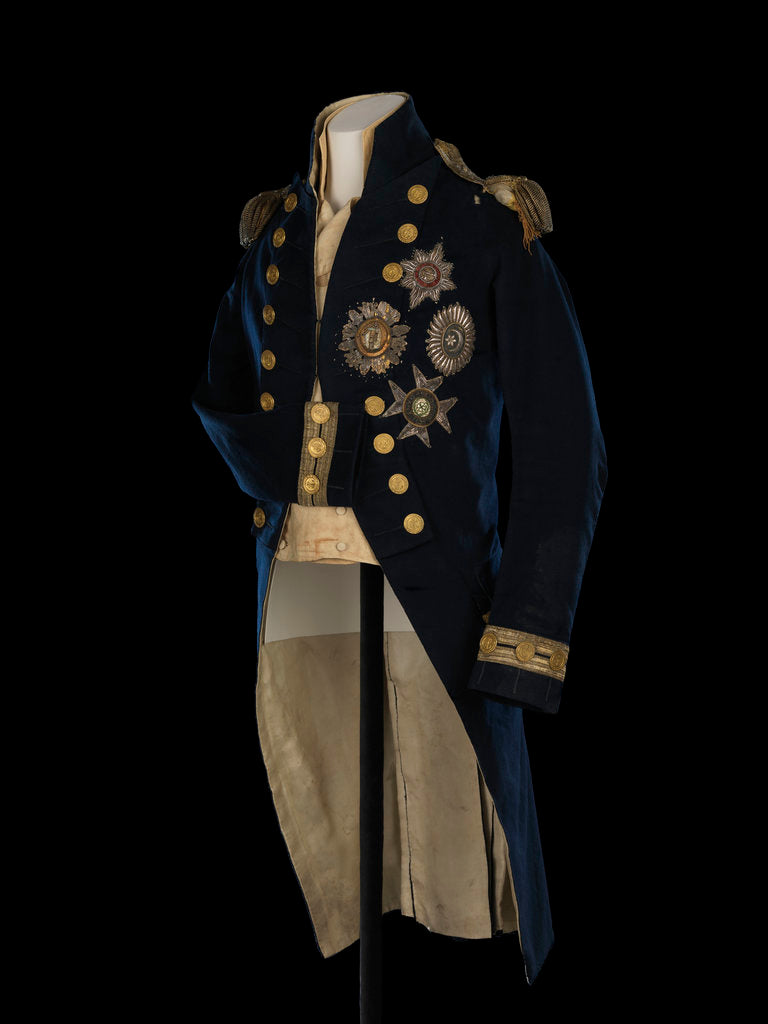 Detail of Royal Naval uniform: pattern 1795-1812, Nelson's Trafalgar coat by Anonymous