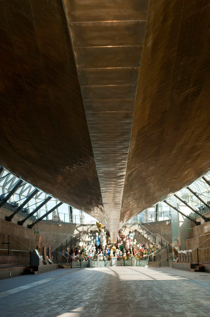 Detail of Refurbished clipper 'Cutty Sark' (1869), re-opened 25 April 2012 by National Maritime Museum