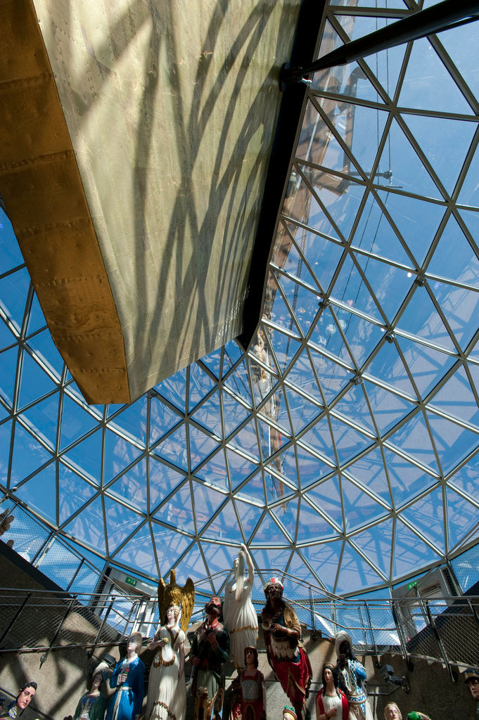 Detail of Refurbished clipper 'Cutty Sark' (1869), re-opened 25 April 2012 by National Maritime Museum