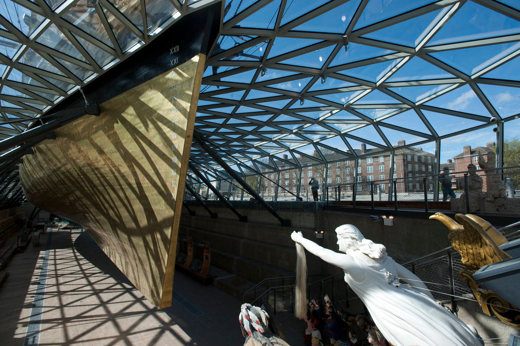 Detail of Refurbished clipper 'Cutty Sark' (1869), re-opened 25 April 2012 by National Maritime Museum