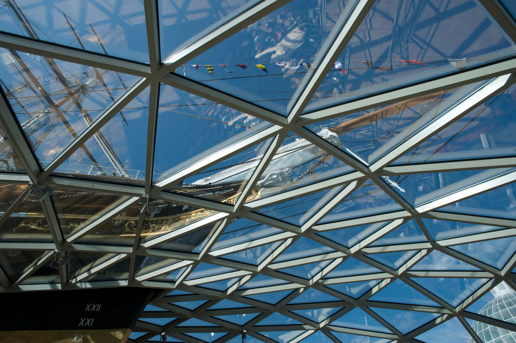 Detail of Refurbished clipper 'Cutty Sark' (1869), re-opened 25 April 2012 by National Maritime Museum