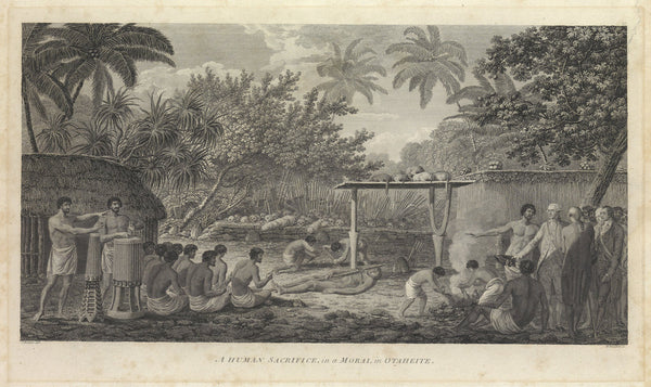 A human sacrifice, in a Morai, in Otaheite' [Tahiti] posters & prints ...