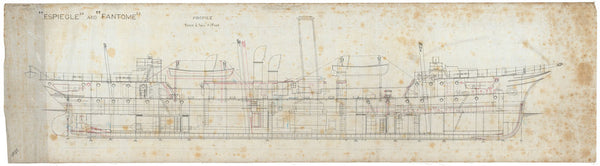 Profile plan for Espiegle and Fantome