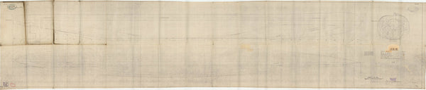 Lines; profile, 1/2 breadth & body plan for SM Unterseeboote U.81-86 (1916)