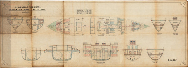 Hold & Sections for 'Pert' (1916)