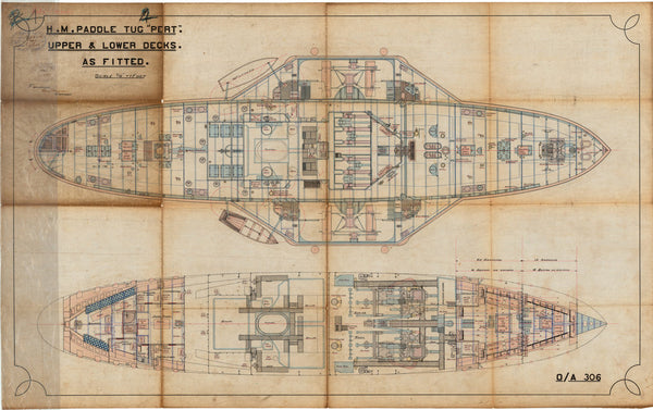 Upper & Lower Decks for 'Pert' (1916)