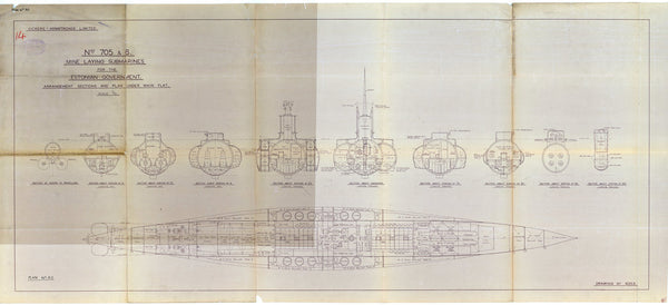 Plans 4353 Sections for Estonian Kalev class