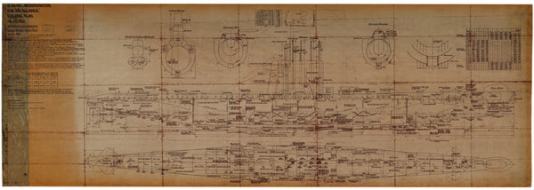 Docking plan for HMS 'Alliance'