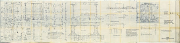 Midship Section and Transv. Bulkhead plan for TT 'Drupa' (1966)