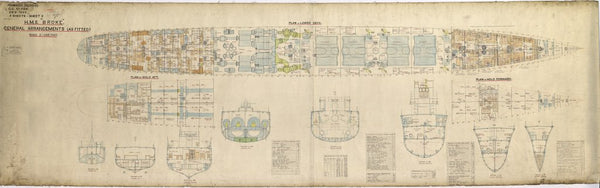 Plan for HMS 'Broke'