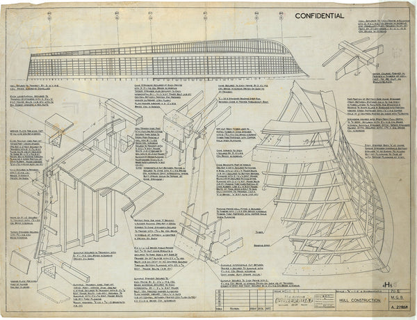 71ft 6” MGB 74-81 and 107-117: 4H5 Hull construction