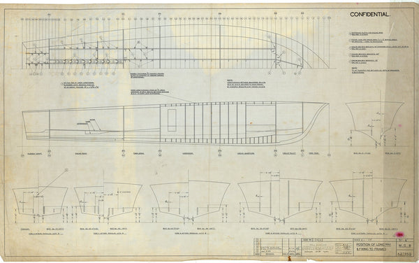 71ft 6” MGB 74-81 and 107-117: 4H821 Position of longitudinals