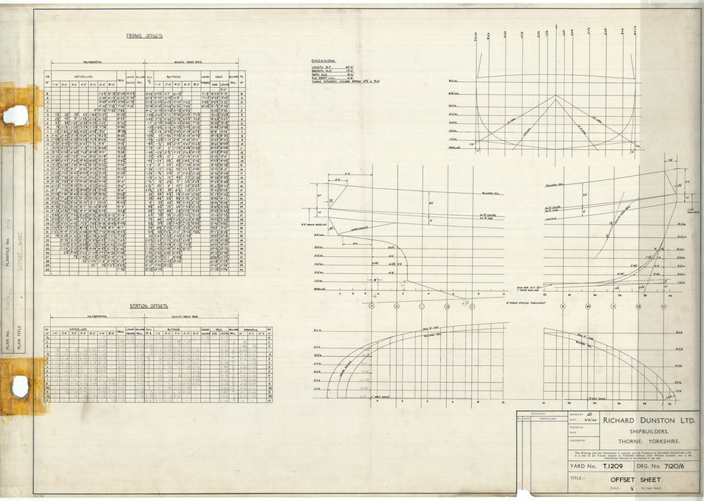 Offsets for T1209 Tug ‘Bostonian’