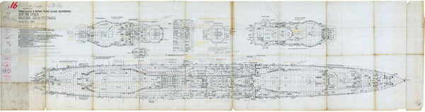 Weather Deck fittings for Tribal Class Destroyers