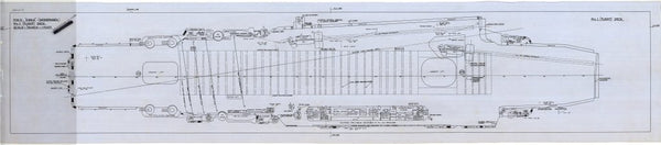 Flight Deck plan for HMS ‘Eagle’ (1946)