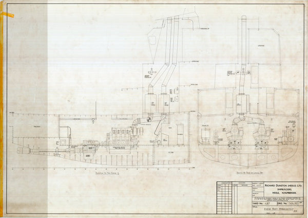 Engine profile section plan for Formidable