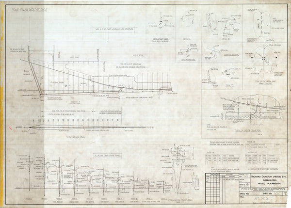 Aft skeg plan for Formidable