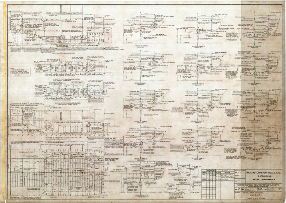 Engine room plan for Formidable