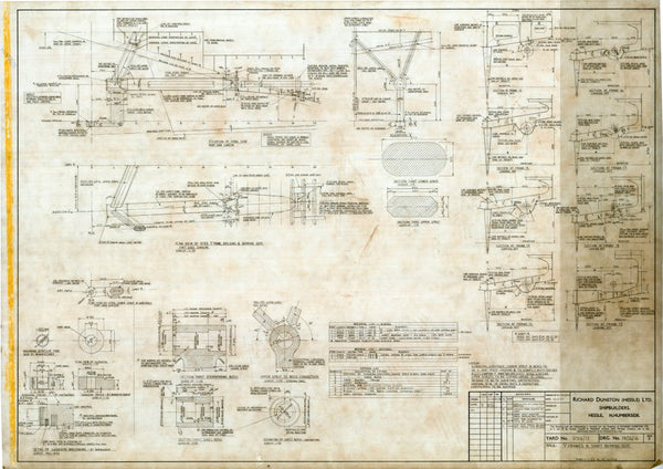 Y frames shaft and bearing seals plan for Formidable