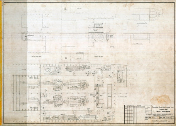 Engine room arrangement for Formidable