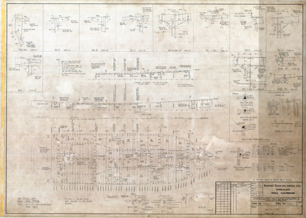 Main docking plan for Formidable