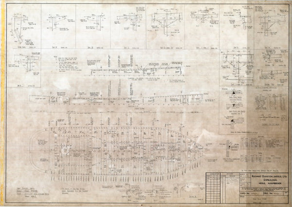 Main docking plan for Formidable