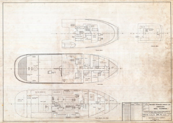 Decks plan for Formidable (1979)