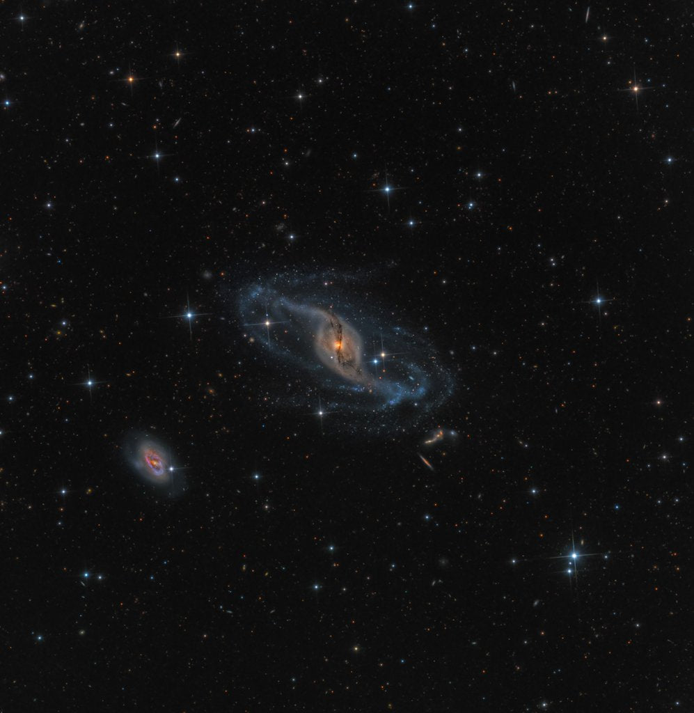 Detail of NGC3718 by Mark Hanson
