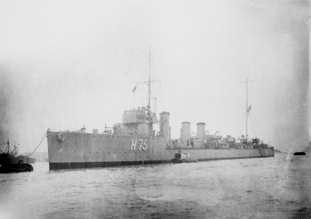 Detail of Destroyer HMS 'Melampus' (1914) by unknown