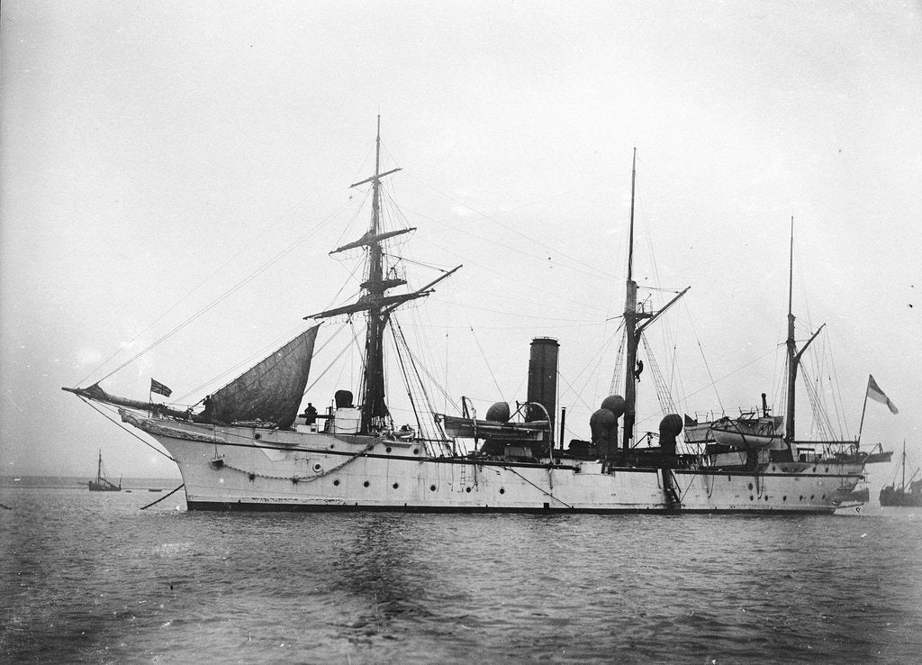 Detail of HMS 'Espiegle' (1900) by unknown