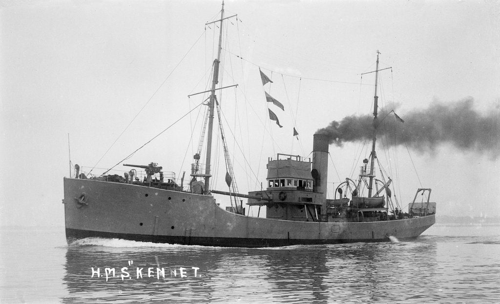 Detail of Trawler HMS 'Kennet' (1916) by unknown