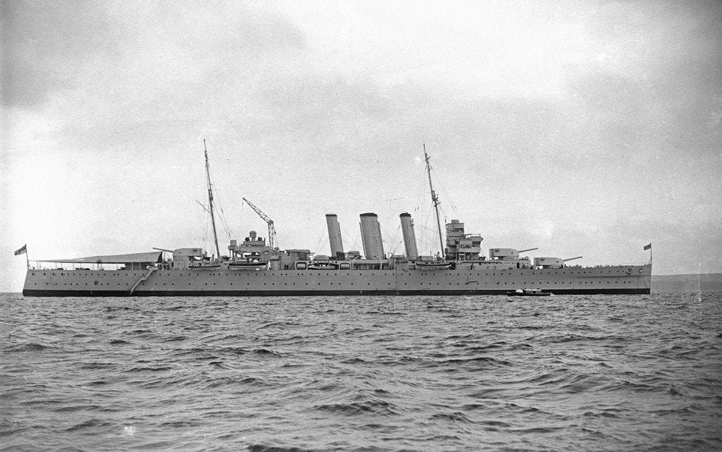 Detail of Heavy cruiser HMS 'Australia' (1927) by unknown
