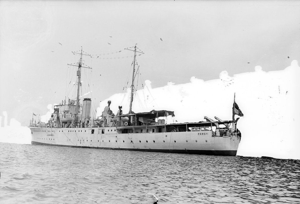 Detail of Minesweeping sloop HMS 'Fowey' (1930) by unknown