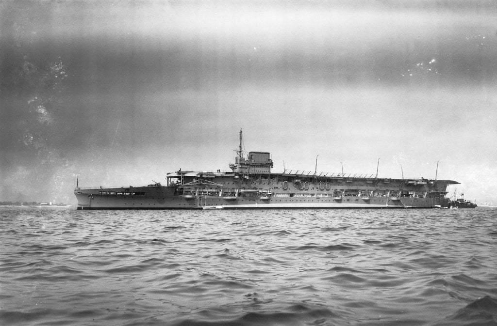 Detail of HMS 'Courageous' (1916) by unknown