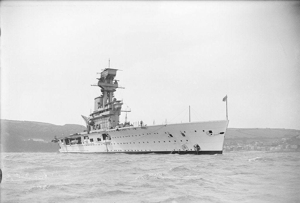 Detail of HMS 'Hermes' (1919) by unknown