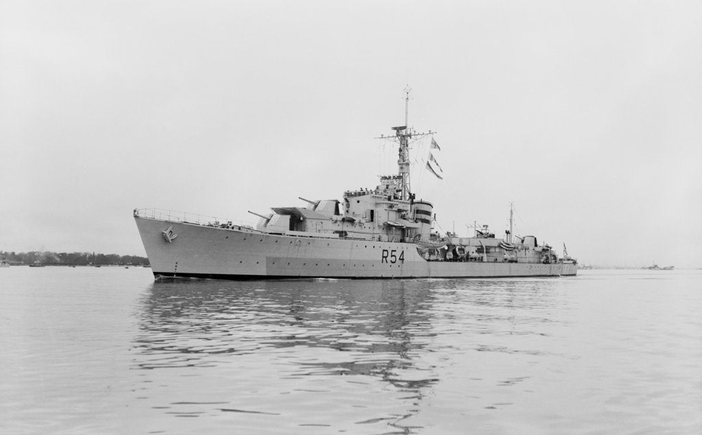 Detail of Photograph of HMS 'Zodiac' (1944) on 25th March 1945 by unknown