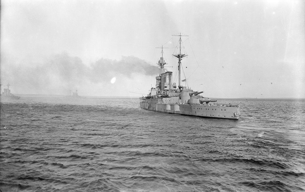 Detail of HMS 'Malaya' (1915) by unknown
