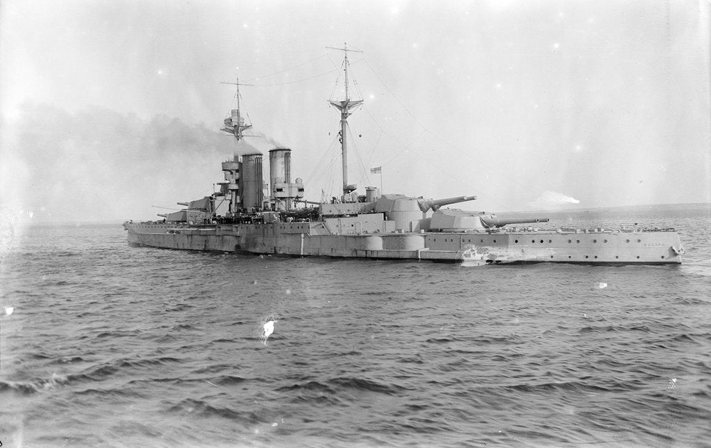 Detail of HMS 'Malaya' (1915) by unknown