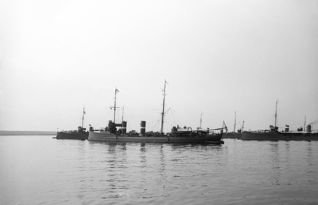 Detail of 'Okhotnik' Class 65 (1905) Russian torpedo boat destroyer by unknown