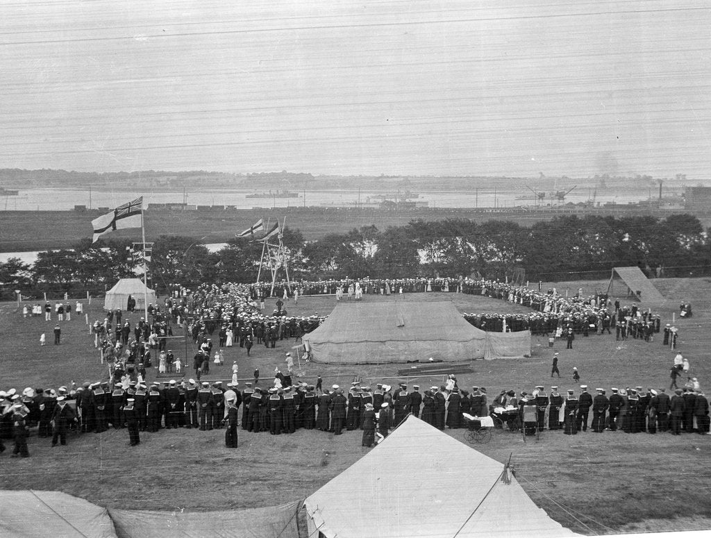Detail of Harwich Force Sports Day, September 1916 by unknown