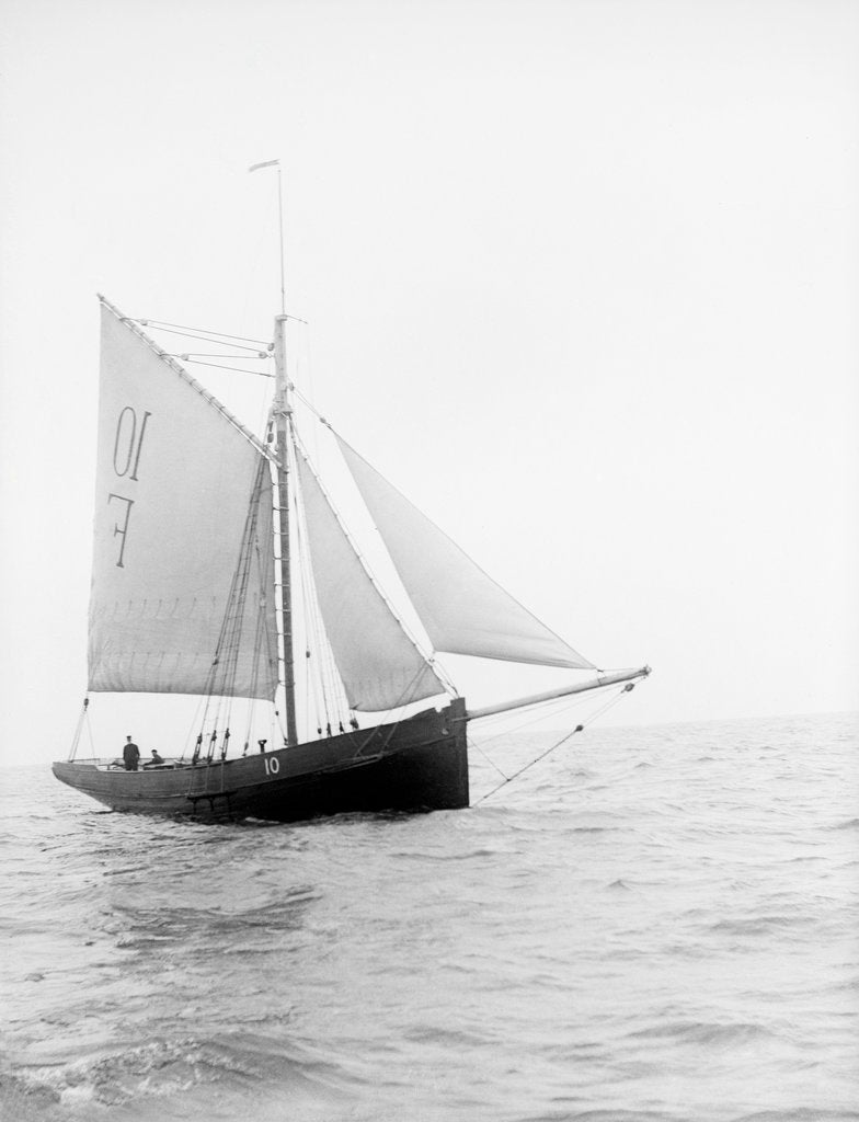 Detail of Pilot No. 10 (Br, 1852) under sail by unknown