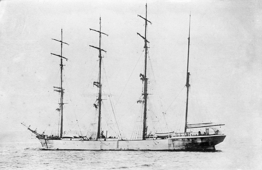 Detail of 'Dundee' (Br, 1882) at anchor by unknown