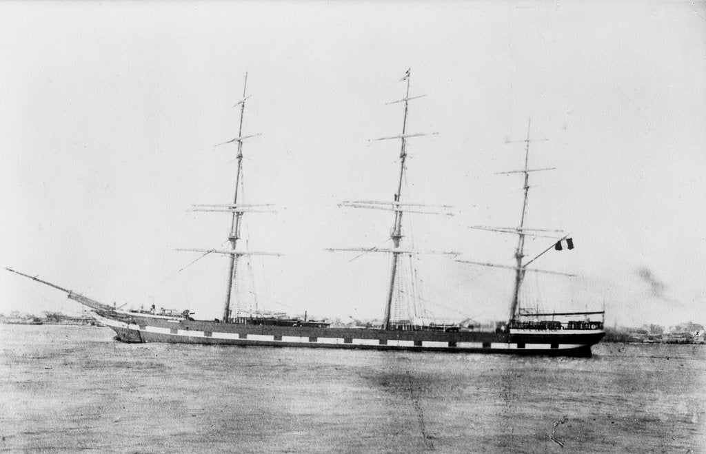 Detail of 'Narcissus' (Br, 1876) 3 masted ship, R.R. Paterson & Co by unknown