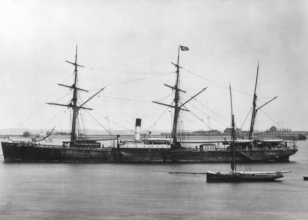 Detail of Cargo steamer SS 'Agamemnon' (1865) by unknown