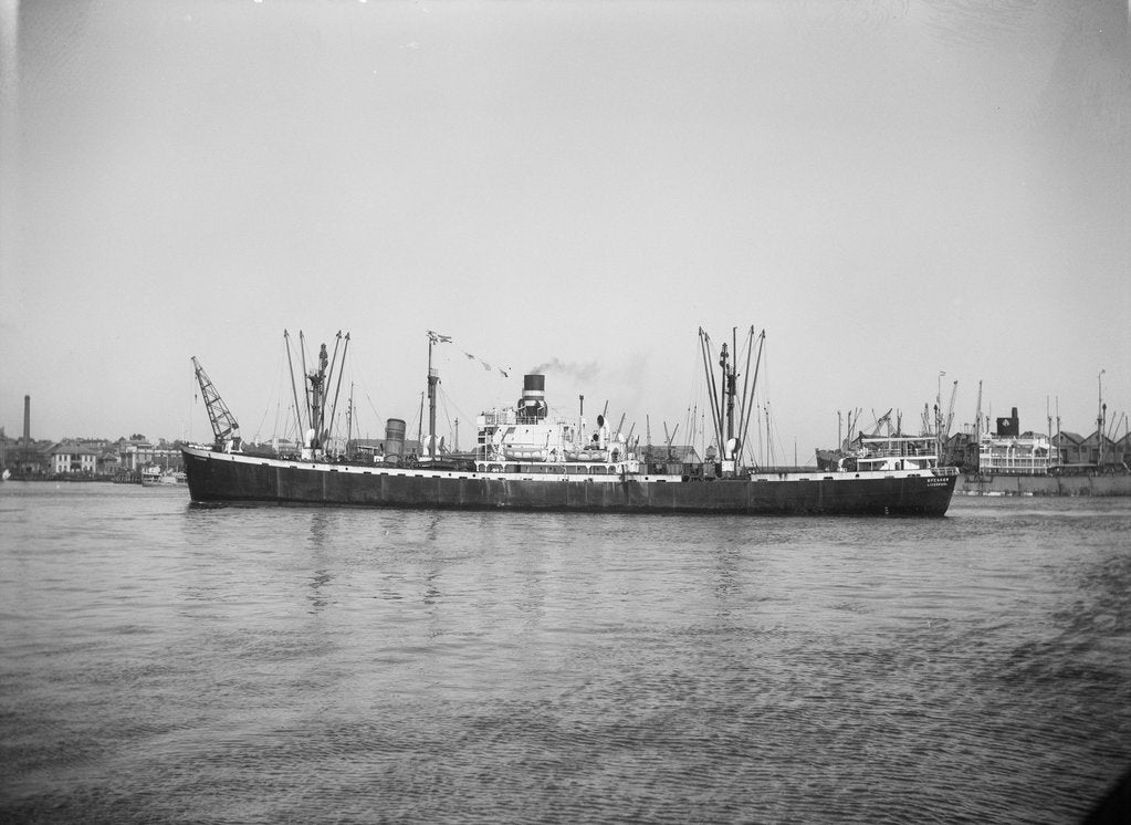 Detail of 'Speaker' (1943) in Cape Town harbor by Unknown