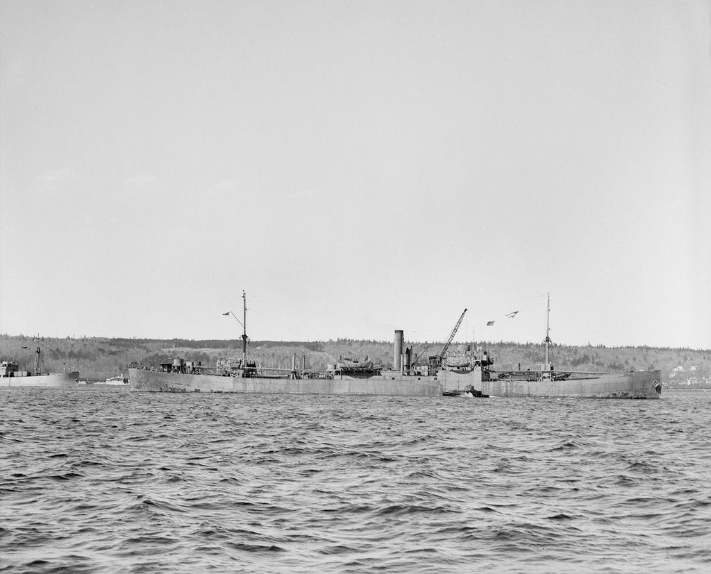 Detail of 'Essex Lance' (Br, 1918) at anchor in Bedford Basin, Halifax, Nova Scotia, Canada by unknown