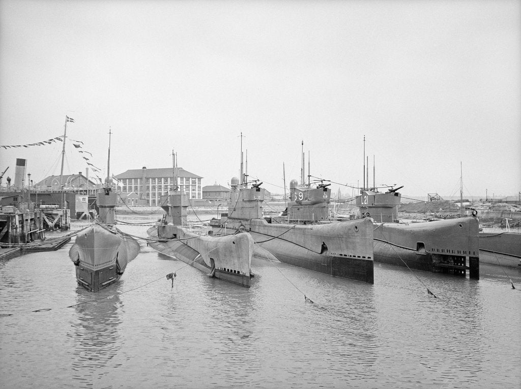 HMS Submarine 'L71' (1919), berthed at HMS 'Dolphin', Haslar Creek