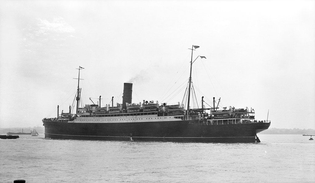 Detail of The 'Antonia' (Br, 1921) under way at Southampton by unknown