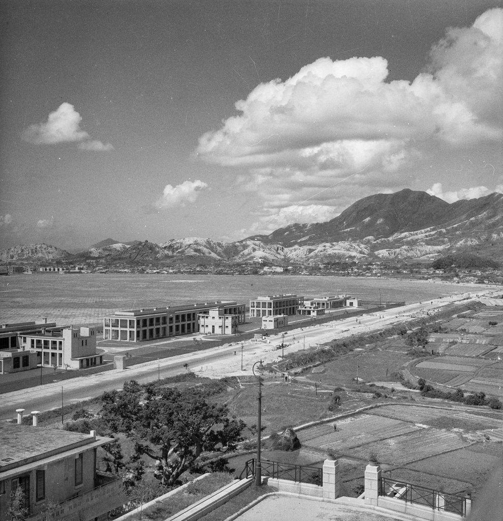 Detail of Kai Tak aerodrome, Hong Kong by David Watkin Waters