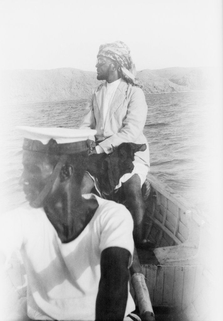 Detail of On board 'Triad' (1909) in the Gulf by unknown
